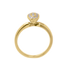 The Ellipse Gold Ring - Kabartsy