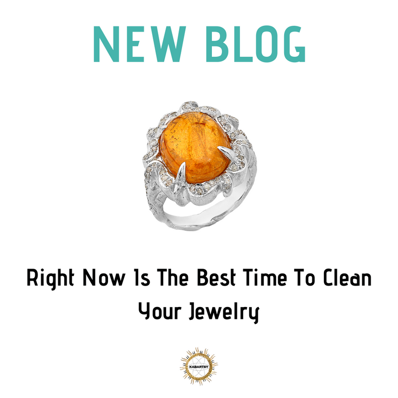if you own jewelry with precious stones, clean it AT HOME!