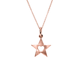 Mini 14K Solid Gold Twinkle Necklace - Kabartsy