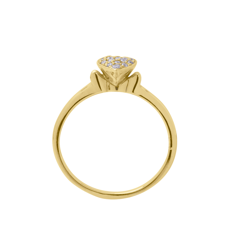 Towering Love Gold Ring - Kabartsy