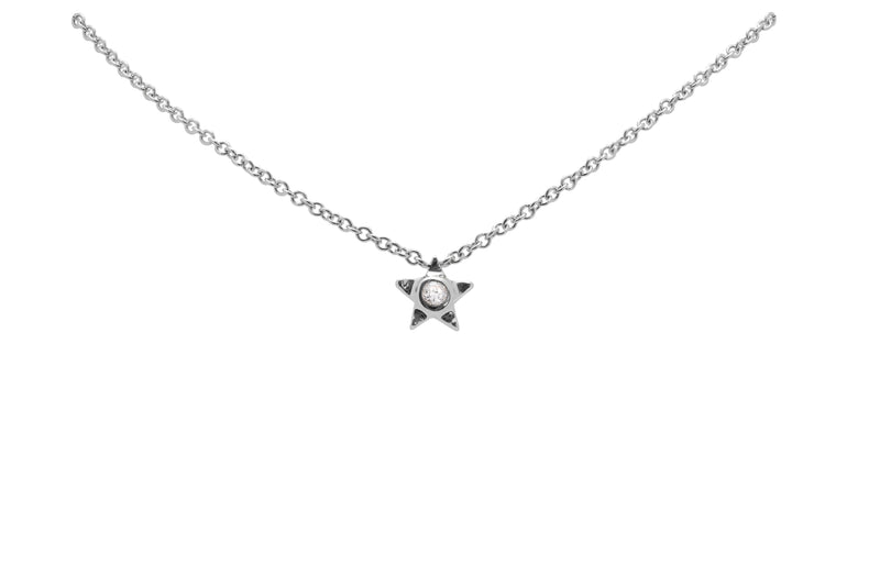 Mini Sterling Silver Star Necklace